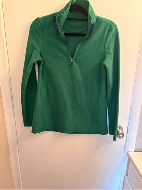 GAP Bright Green Half-Zip Turtleneck Sweater